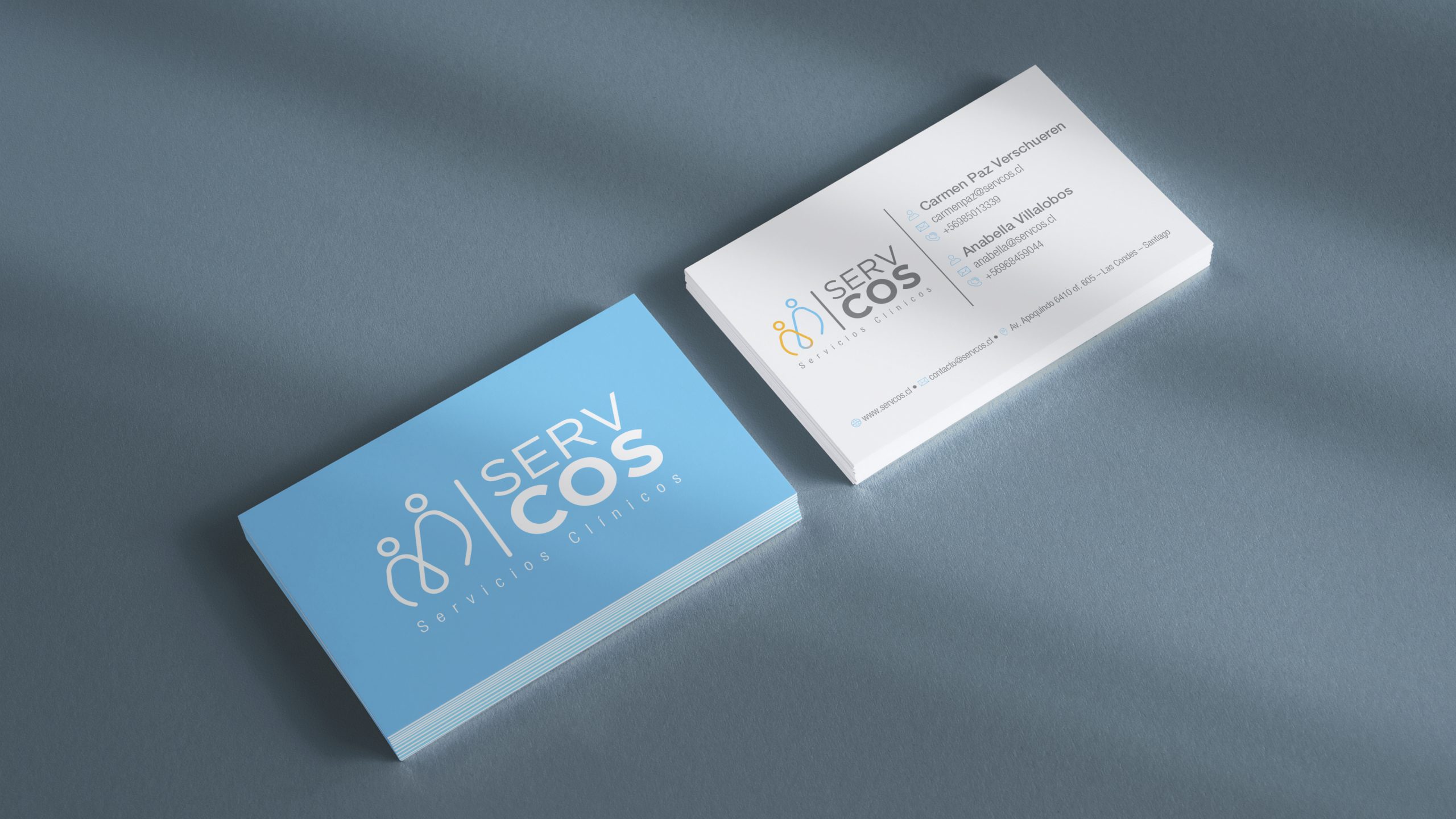 2 buziness card stacks mock-up with window overlay